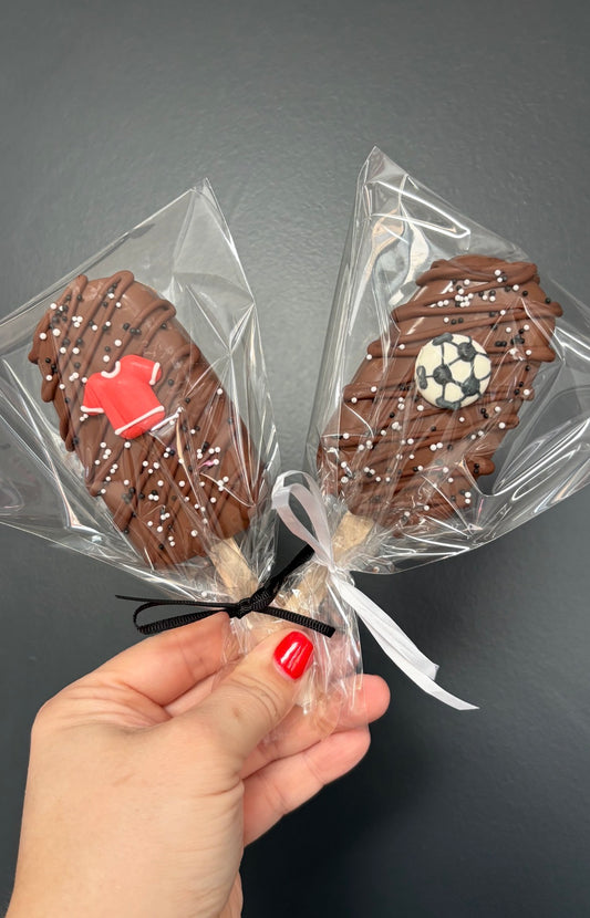 Brownie cake popsicle