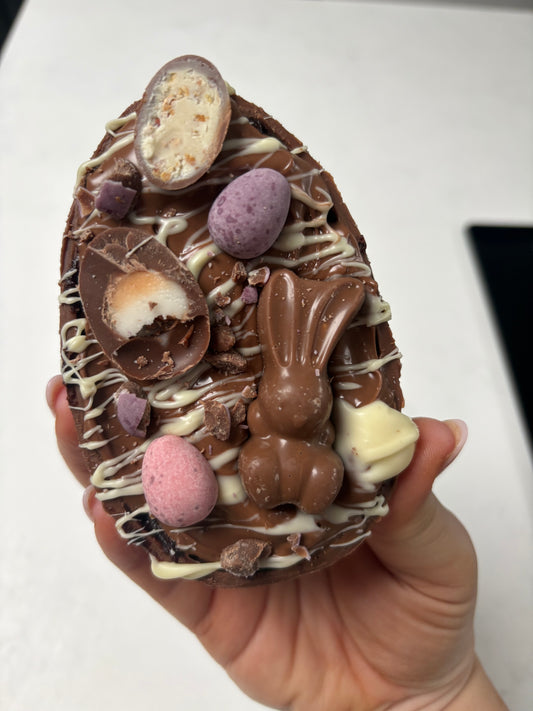 Brownie filled Cadbury’s easter egg