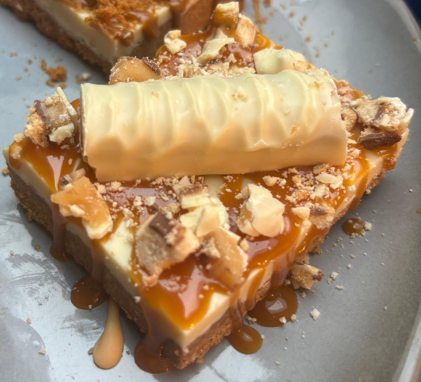 White Twix Slices