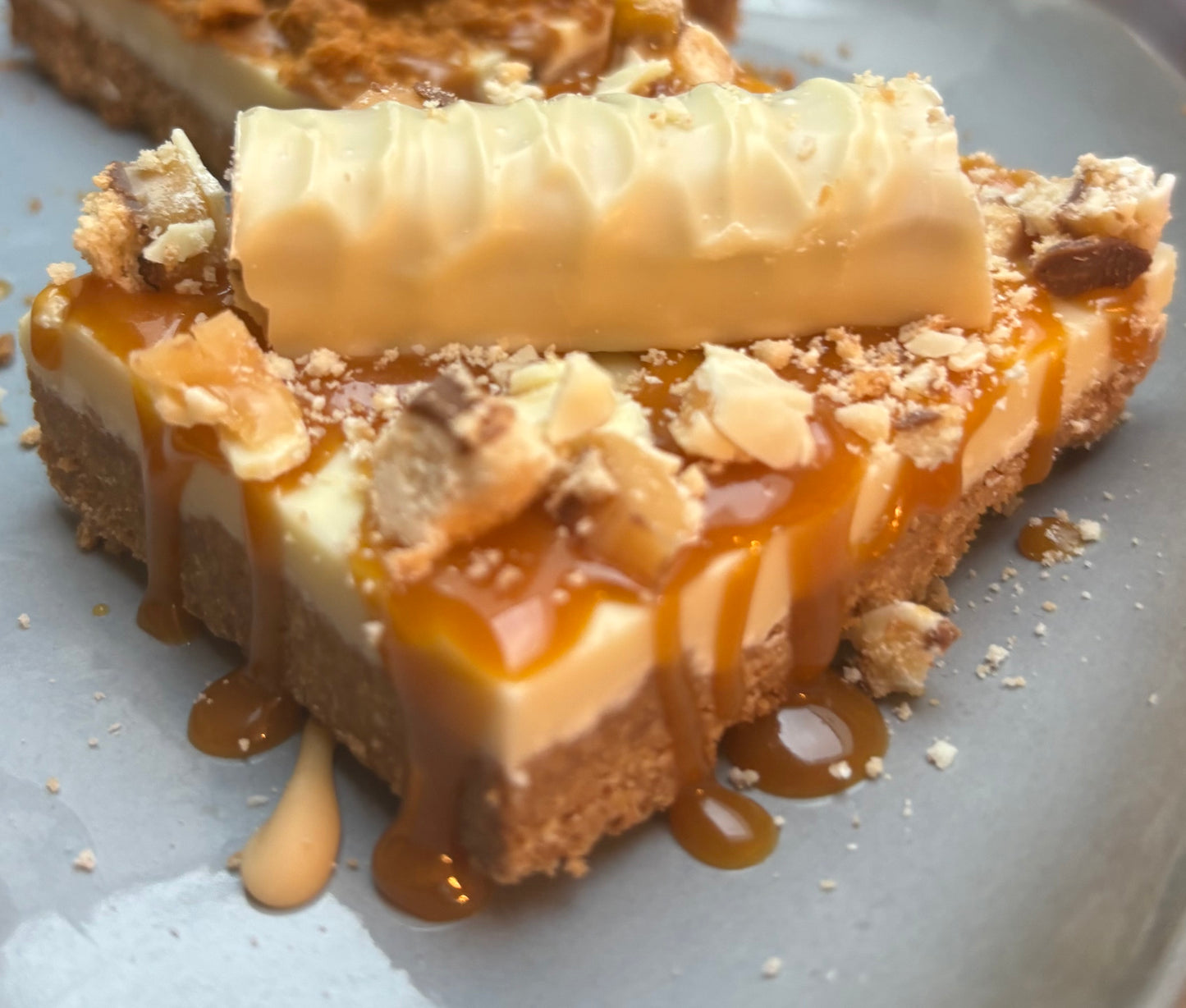White Twix Slices