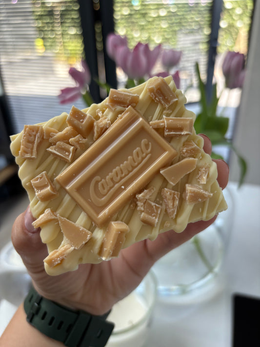 Caramac and Milky Bar Slices